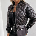 Elegante Übergangsjacke mit Satin-Finish – Alina