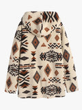 Warmer Azteken Strick-Cardigan mit Vintage-Design – Lena
