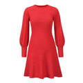 Modernes Damenkleid mit Ballonärmeln – Amalia