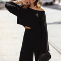 Lässiges Outfit mit niedriger Schulterhöhe – Alina