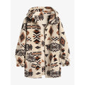 Warmer Azteken Strick-Cardigan mit Vintage-Design – Lena
