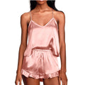 Satin-Pyjama Set Damen Elegant und Bequem – Sofia