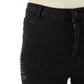 Plus-Size Stretch-Schlagjeans mit hoher Taille & Rissen – Sophia