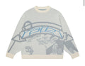 Warmer Oversize Pullover mit einzigartigem Muster – Tobias