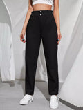 High-Waist Mom-Jeans in Übergröße – Emilia