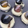 Faltbare Retro-Sonnenbrille mit UV400 Schutz – Lisa