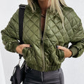 Elegante Übergangsjacke mit Satin-Finish – Alina