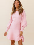 Modernes Damenkleid mit Ballonärmeln – Amalia