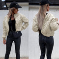 Elegante Übergangsjacke mit Satin-Finish – Alina