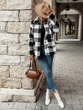 Stilvolle Flanelljacke mit Knöpfen für Damen – Laura
