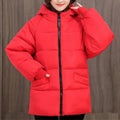 Oversize Winterparka mit Kapuze & Baumwollpolsterung – Maggie