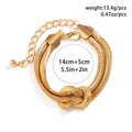 Verstellbares Schlangenkettenarmband im Vintage-Stil – Julia