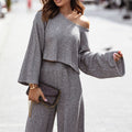 Lässiges Outfit mit niedriger Schulterhöhe – Alina
