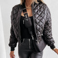 Elegante Übergangsjacke mit Satin-Finish – Alina