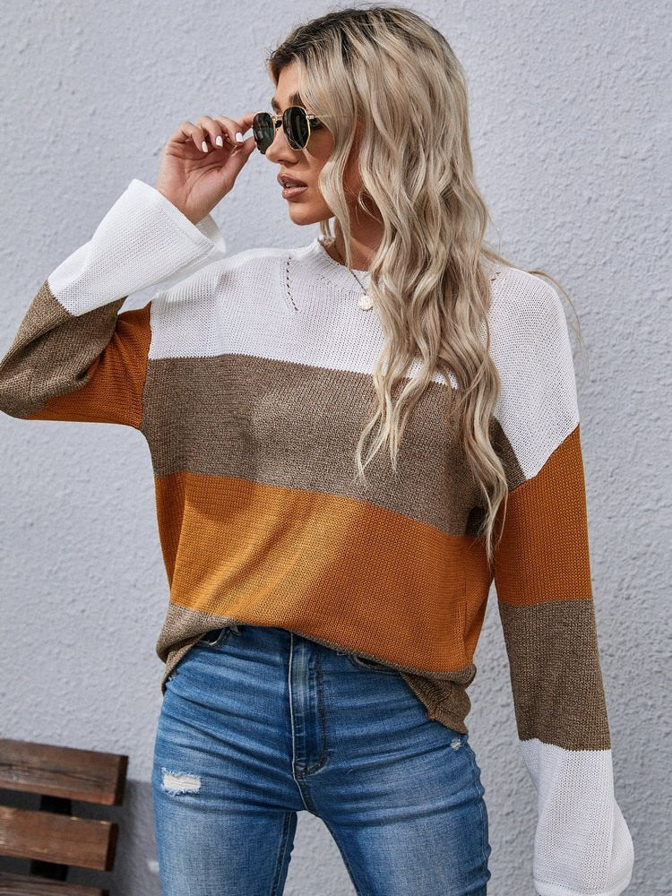 Damen Pullover mit lockerem Schnitt und Komfort – Elisa