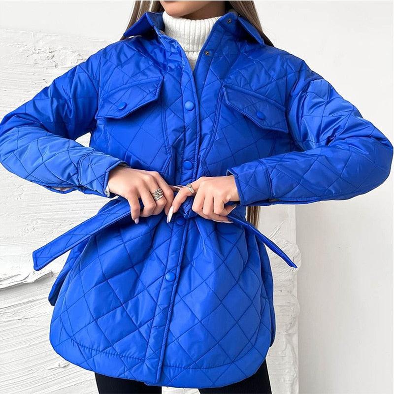 Eleganter Damen-Wintermantel mit warmer Isolierung – Helena