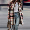 Trendige karierte Damenjacke für stilvolle Outfits – Mira