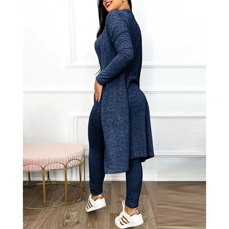 Zweiteiliger Jumpsuit mit Jacke für Damen – Alix