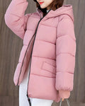 Oversize Winterparka mit Kapuze & Baumwollpolsterung – Maggie
