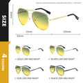 Polarisierte fotochrome Pilotenbrille für Tag & Nacht – Markus