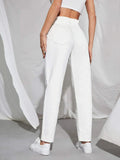 Elastische High-Waist Mom-Jeans in Übergröße – Sophie