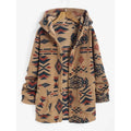 Warmer Azteken Strick-Cardigan mit Vintage-Design – Lena