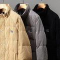 Hochwertige Cord-Pufferjacke für Herren – Rainer