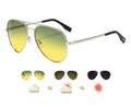 Polarisierte Fotochrome Pilotenbrille für Tag & Nachtfahren – Lukas