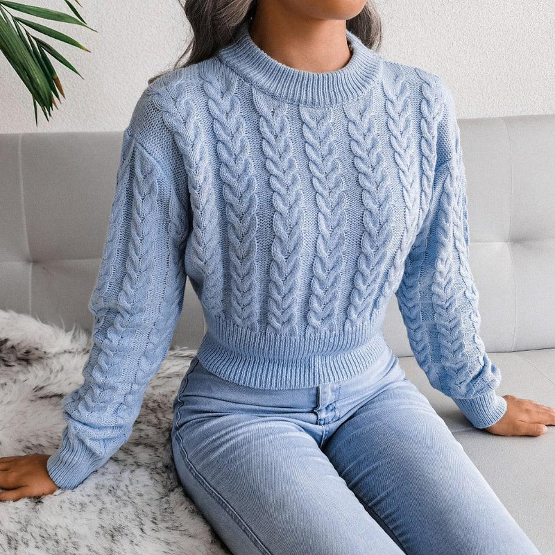 Damen-Strickpullover mit zeitlosem Design – Sophia