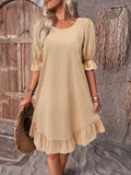 Sommerkleid Damen mit Rüschen luftig elegant – Lina