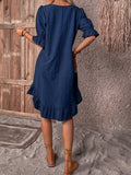 Sommerkleid Damen mit Rüschen luftig elegant – Lina
