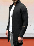 Bequeme Strickjacke mit klassischem Design und Komfort – Jens