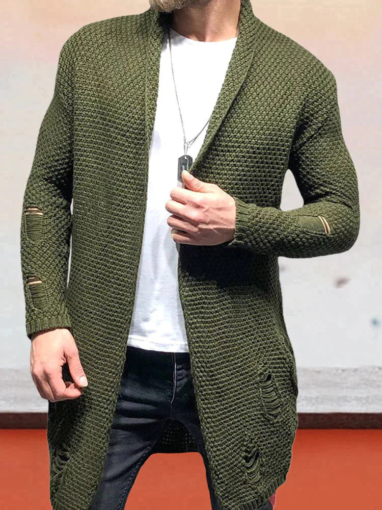 Bequeme Strickjacke mit klassischem Design und Komfort – Jens