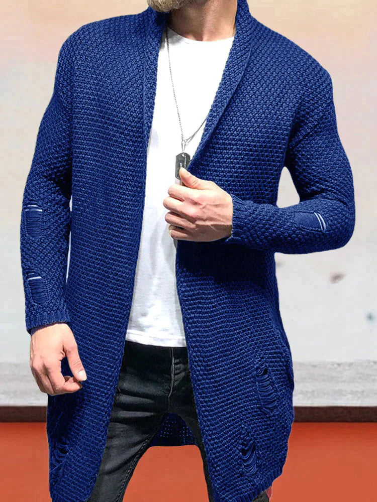 Bequeme Strickjacke mit klassischem Design und Komfort – Jens