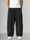Linenhose aus Baumwolle mit elastischem Bund – Hannes