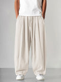 Linenhose aus Baumwolle mit elastischem Bund – Hannes