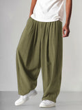 Linenhose aus Baumwolle mit elastischem Bund – Hannes