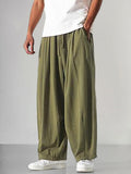 Linenhose aus Baumwolle mit elastischem Bund – Hannes