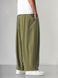 Linenhose aus Baumwolle mit elastischem Bund – Hannes