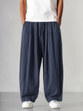 Linenhose aus Baumwolle mit elastischem Bund – Hannes