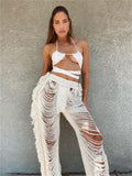 Trendige Ripped Skinny Jeans für Damen – Vanessa