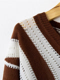 Gestreifter Pullover für Damen – Stilvoll