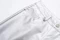 Trendige Damen-Metallic-Hose mit hoher Taille – Alissa