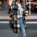 Trendige karierte Damenjacke für stilvolle Outfits – Mira