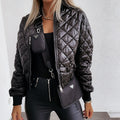 Elegante Übergangsjacke mit Satin-Finish – Alina