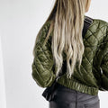 Elegante Übergangsjacke mit Satin-Finish – Alina