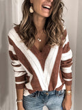 Gestreifter Pullover für Damen – Stilvoll