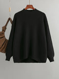 Gerippter Oversize-Strickpullover für Damen – Lina