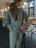 Kuscheliges 2-teiliges Winter-Set mit Strickjacke – Elina