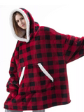 Damen Winterpullover mit Karomuster und Komfort – Sophie